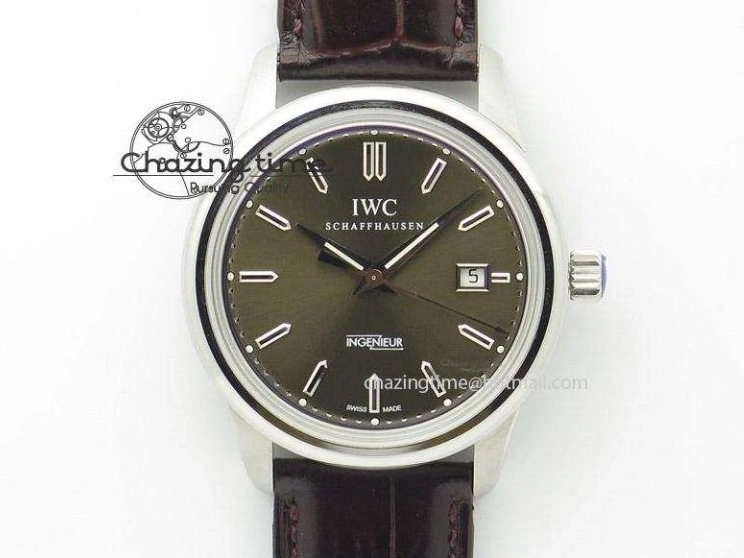 MIROTIME 0227 Ingeniuer St.Laurens SS Black Dial MK 1:1 Best Edition On Black Leather Strap  A Seasonal 7367